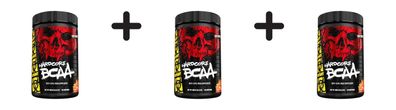 3 x Mutant Hardcore BCAA (390g) Peach