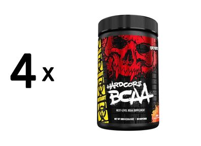 4 x Mutant Hardcore BCAA (390g) Peach