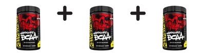 3 x Mutant Hardcore BCAA (390g) Pineapple