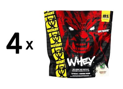 4 x Mutant Mutant Whey (5lbs) Cookies and Cream