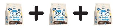 3 x Applied Nutrition Critical Oats Protein Porridge, Chocolate - 600g