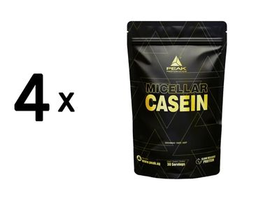 4 x Peak Micellar Casein (900g) Vanilla Pistachio