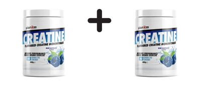 2 x Per4m Creatine Flavoured (400g) Blue Raspberry