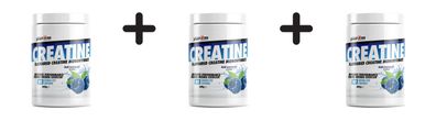 3 x Per4m Creatine Flavoured (400g) Blue Raspberry