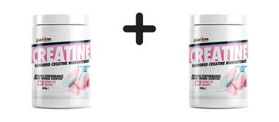 2 x Per4m Creatine Flavoured (400g) Fizzy Bubblegum Bottles