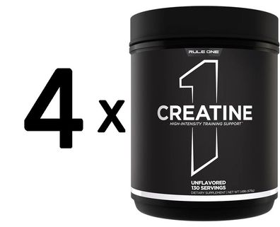 4 x Rule One Creatine, Unflavored - 676g