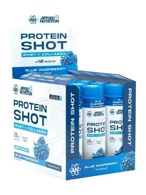 Protein Shot, Blue Raspberry - 12 x 100 ml