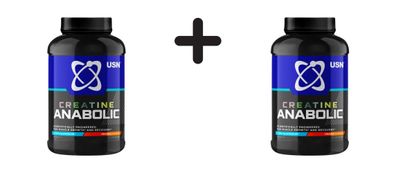 2 x USN Creatine Anabolic 5000 (900g) Orange