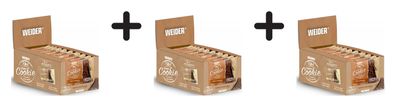 3 x Weider Filled Protein Cookie (10x70g) Triple Chocolate