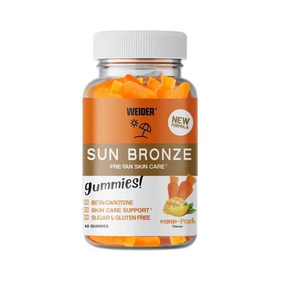 Weider Sun Bronze Gummies (40) Peach Mango
