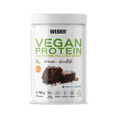 Weider Vegan Protein (750g) Brownie - Chocolate