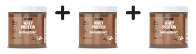 3 x Weider Whey Protein Cream (250g) Choco-Hazelnut