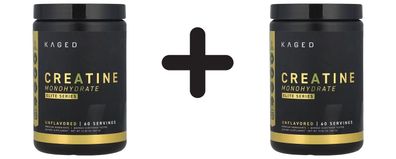 2 x Kaged Muscle Creatine Monohydrate - Elite Series, Unflavoured - 307g