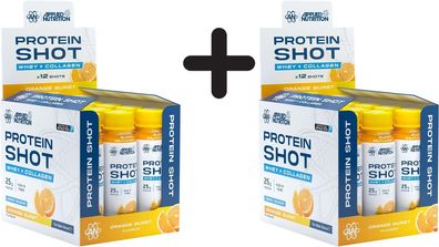 2 x Applied Nutrition Protein Shot, Orange Burst - 12 x 100 ml