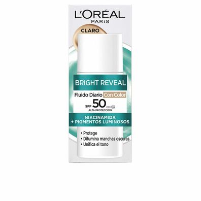 L'Oréal BRIGHT REVEAL Niacinamide Tagesflüssigkeit SPF50 #clear 50 ml