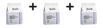 3 x Bulk Creatine Monohydrate Powder - flavoured (500g) Mixed Berry