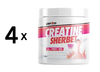 4 x Per4m Creatine Sherbet (310g) Original Sherbet