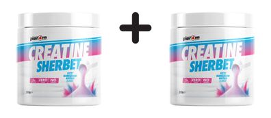 2 x Per4m Creatine Sherbet (310g) Fizzy Bubblegum Bottles