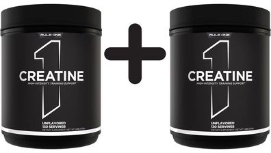 2 x Rule One Creatine, Unflavored - 676g