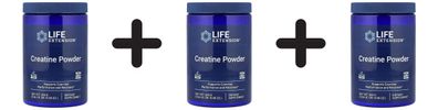 3 x Life Extension Creatine Powder - 300g