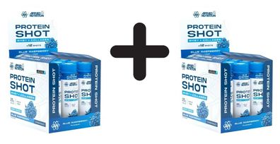 2 x Applied Nutrition Protein Shot, Blue Raspberry - 12 x 100 ml