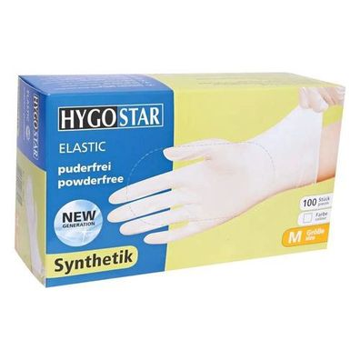 Hygostar Synthetik-Handschuhe Vinyl puderfrei Elastic 100 Stück