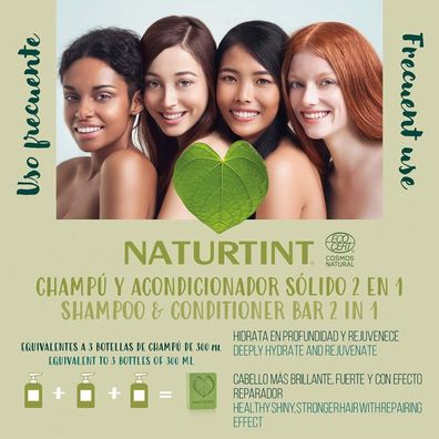 Festes Shampoo für den häufigen Gebrauch 75g