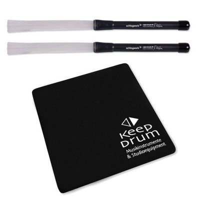Schlagwerk BRC01 Cajon Brush Philipzen mit Sitzpad