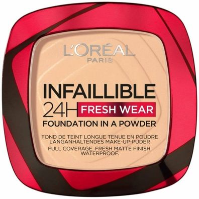 L'Oréal Paris Foundation Puder Infaillible 24H Fresh Wear 40 Cashmere, 9 g