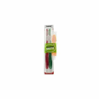 Lacer Medium Double Brush Reisebürste