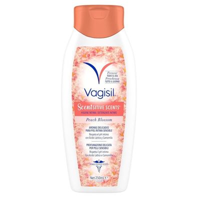 Zarte Pfirsichblütenessenzen für die tägliche Intimpflege 250 ml