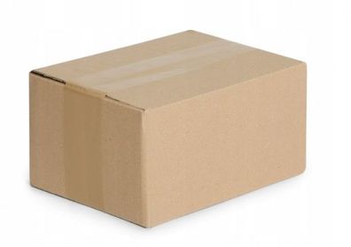 Versand Schachtel Faltkarton Box 200x150x80 mm Aussenmass einwellig Braun Neu