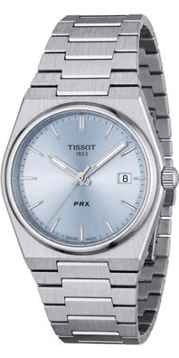 Tissot PRX 35mm Quarz Hellblau Edelstahl T137.210.11.351.00