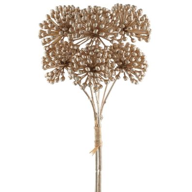 Gasper Alliumbund 25 cm champangerfarben - Kunstpflanze