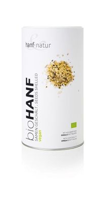 6x hanf & natur Bio Hanfsamen geschält 1000g