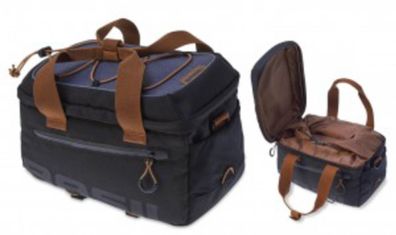 BASIL Gepäckträgertasche "Miles" Volumen: 7 l, Maß black slate