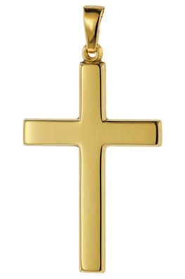 trendor Schmuck Kreuz-Anhänger 28 mm Gold 585 / 14 Karat 75367