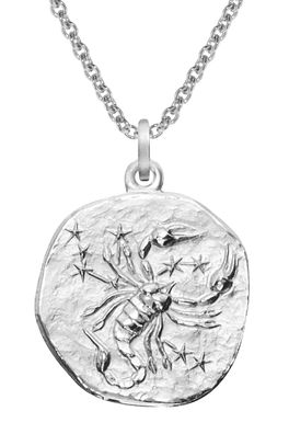 trendor Schmuck Sternzeichen Skorpion Ø 20 mm und Halskette 925 Silber 51610-11