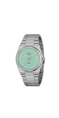 Tissot PRX 35mm Quarz Edelstahl Hellgrün T137.210.11.091.00