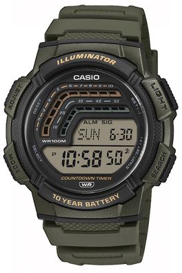 Casio Casio Timeless Digitaluhr für Herren Khaki WS-1800-3AVEF