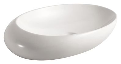 Beitz & Walz AqvaCeramica Aufsatzbecken 690 x 435 mm weiß