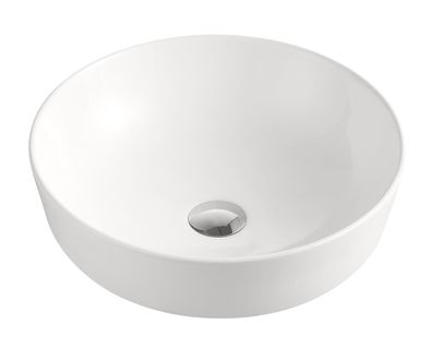 Beitz & Walz AqvaCeramica Aufsatzwaschtisch "SlimRim" 415 mm weiß