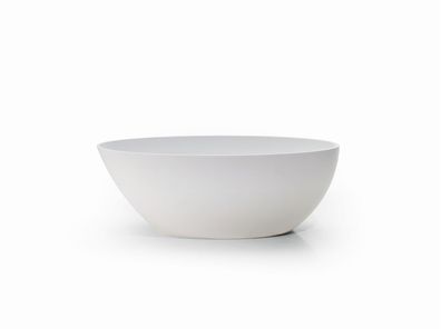 Schröder Badewanne Designwanne Golem E 160 S 160,5x85x46/58 cm cremeweiß matt