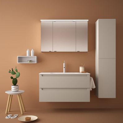 Waschtischunterschrank Monterrey 1000 2 Schubladen Macchiato