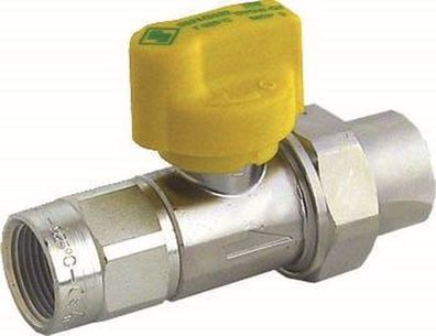 Seppelfricke appareils à gaz KH Ms chromé, forme traversante, avec TAE, DN 20, 3/4" S