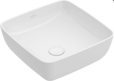 V+B Aufsatzwaschtisch Artis 410x410mm ohne Überlauf weiss
