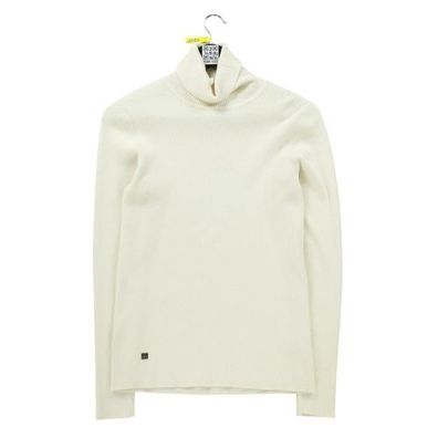 Lauren Ralph Lauren Damen Weißer Rollkragenpullover Größe L #QWE1168
