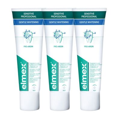 Whitening toothpaste for sensitive teeth Sensitive White ning Trio 3x 75ml