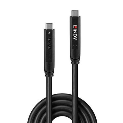 LINDY USB 3.2 Gen 2 & DP 1.4 Typ C Hybridkabel 10m