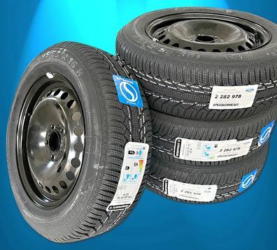 Winterräder Ford Focus ab 2018 Semperit MasterGrip2 195 65 16 OrgStahl RDKS D19